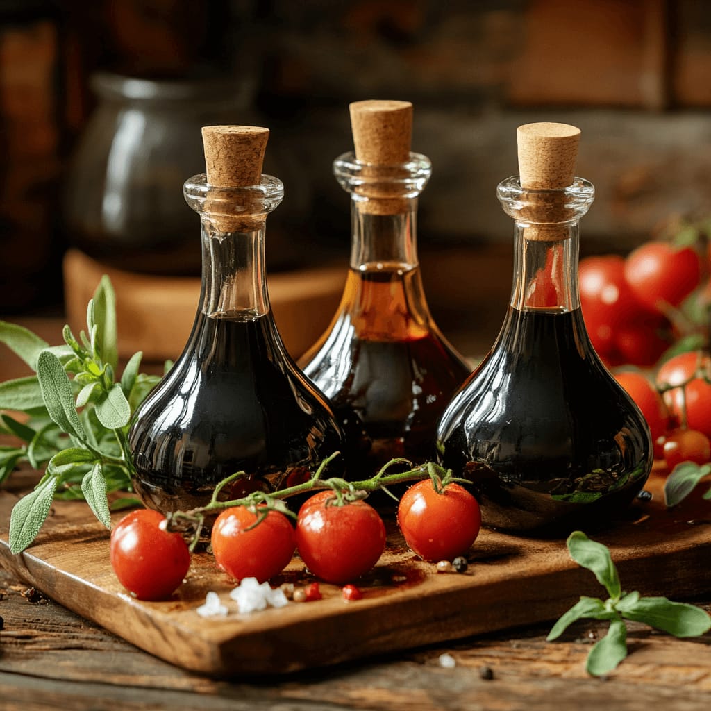 Бальзамический уксус, настоянный на розмарине и чесноке